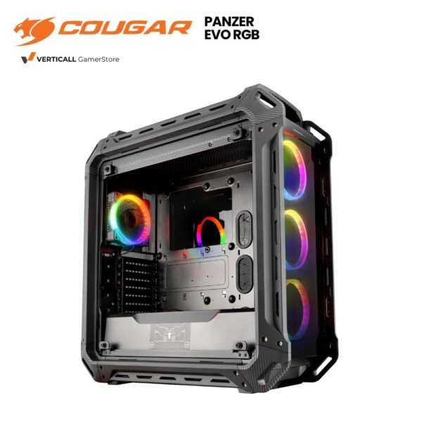 CASE GAMER COUGAR PANZER EVO RGB, S/N FUENTE, VIDRIO TEMPLADO