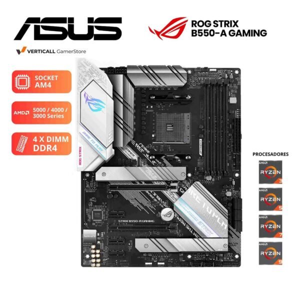 PLACA ASUS ROG STRIX B550-A GAMING, SOCKET AM4, DDR4
