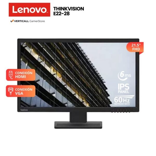 MONITOR 21.5" LENOVO THINKVISION E22-28, 60HZ, FHD, PANEL IPS