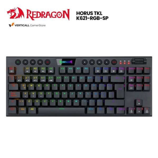 TECLADO MECÁNICO REDRAGON HORUS TKL K621-RGB-SP