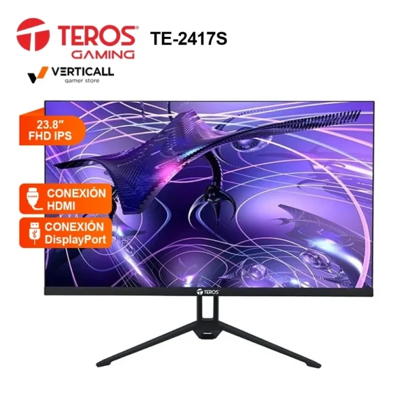MONITOR 24" Teros TE-2417S, 144 Hz, FHD, PANEL IPS