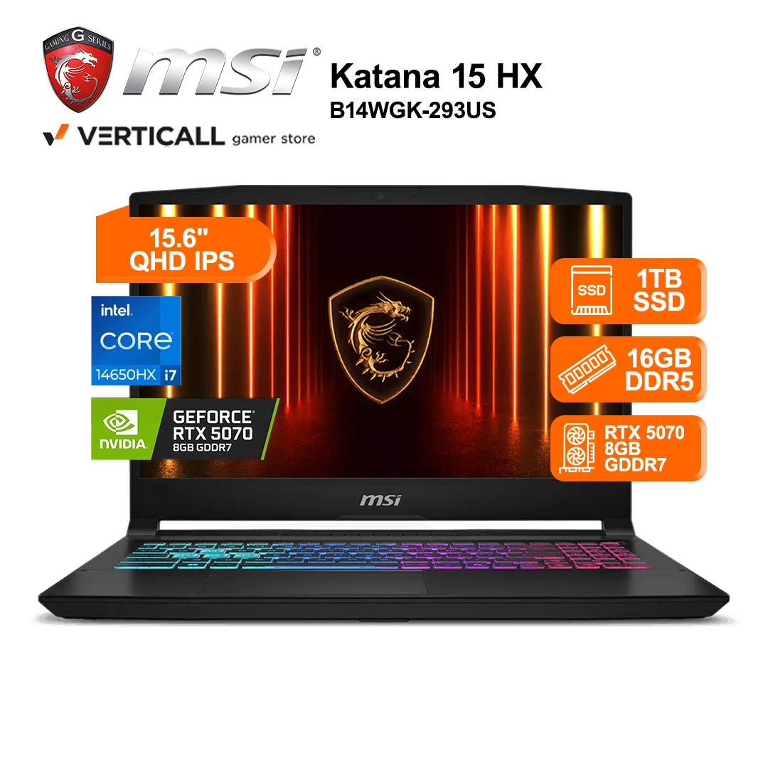 MSI Katana 15 HX B14WGK-293US PORTADA