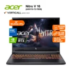 LAPTOP GAMER ACER NITRO V 16 ANV16-72-7809 INTEL CORE 7 240H 32GB RAM 512GB SSD RTX 5060 8GB 16" WUXGA IPS 165HZ WINDOWS 11 INGLÉS CONFIGURABLE A ESPAÑOL LATINO (ANV16-72-7809)